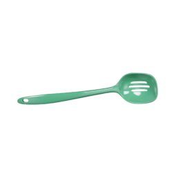MSP12S-AG - Melamine Slotted Spoon - Autumn Green