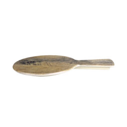 M7RW-DW - Melamine Round Serving Board - Driftwood