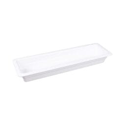 CM620-NW - Melamine Half Size Long Pan - White