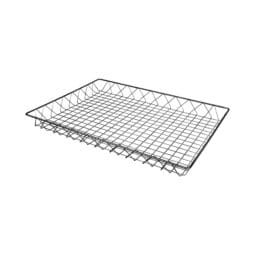 W24182-GG - Metal Rectangular Wire Basket - Gunmetal Grey