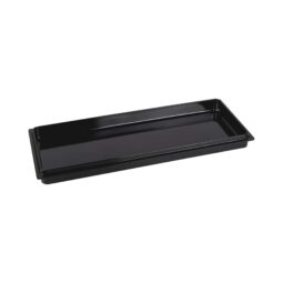 M6152LID-B - Melamine Rectangular Reversible Bin Lid - Black