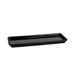M1561-B - Melamine Rectangular Beaded Edge Tray - Black