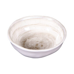 D4134R-TD - Melamine Round Bowl - Taupe Design