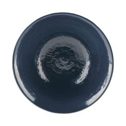D1007RR-LAP - Melamine Bowl - Aubergine Matte Finish Outside/Lapis Gloss Finish Inside