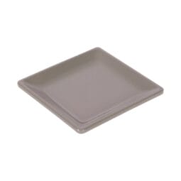 D55SQ-MR - Melamine Square Plate - Mushroom