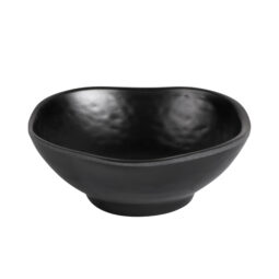 JW6032-B - Melamine Round Bowl - Black