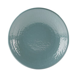 D814RR-ABY - Melamine Round Pebble Plate - Abyss