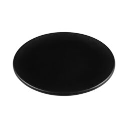 RT8R-B - Melamine Round Plate - Black