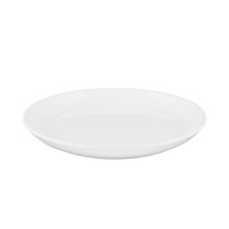 B95R-W - Melamine Round Coupe Plate - White