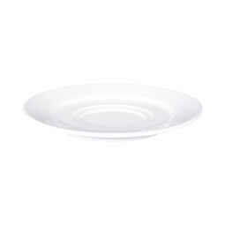 D658-W - Melamine Double Well Saucer - White