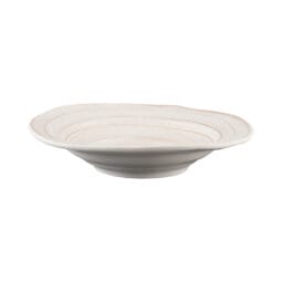 DB11ST-OWD - Melamine Irregular Round Bowl - Off White Design