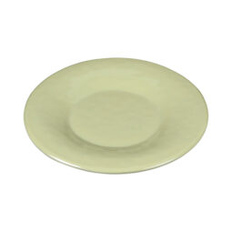 D7P-WWG - Melamine Round Plate - Weeping Willow Green