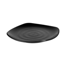 JW1108-B - Melamine Square Plate - Black