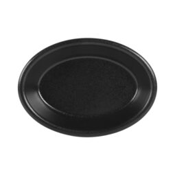 MFP54OV-B - Melamine Oval Saucer - Black