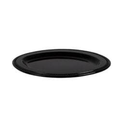 M17OV-B - Melamine Oval Platter (Fits M74P Pedestal) - Black