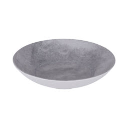B30366-CM - Melamine Round Bowl - Cement