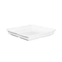 M1010-NW - Melamine Square Organic Tray - White
