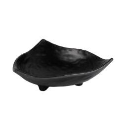 JW3008-B - Melamine Triangle Bowl - Black