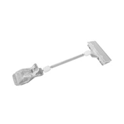 TAGV08 - Polycarbonate Clip-on Spring Sign Holder - Clear Polycarbonate