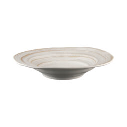 M16BST-OWD - Melamine Irregular Round Serving Bowl - Off White Design