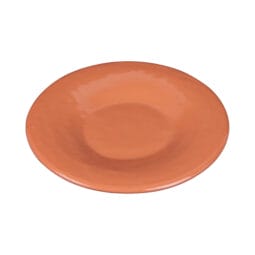 D6P-STC - Melamine Round Plate - Sunburn Terra Cotta