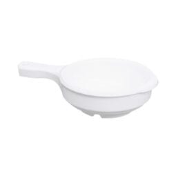 B514SB-W - Melamine Bowl w/ Handle - White
