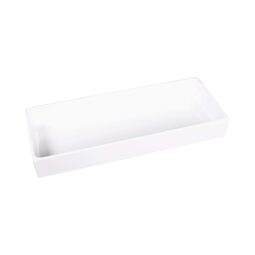 M6152-W - Melamine Rectangular Bin - White