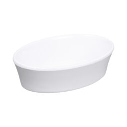 D54OV-W - Melamine Oval Baker - White