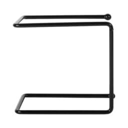 SS1210P-RC - Rubbercoated Steel Rubber Coated Pizza Stand - Black