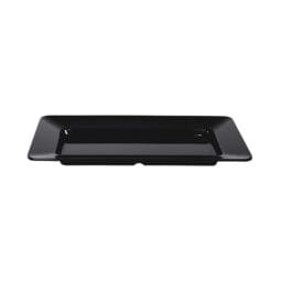 B815RC-B - Melamine Rectangular Plate - Black