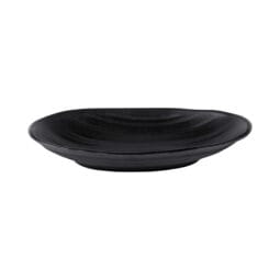 JW7309-B - Melamine Deep Oval Plate - Black