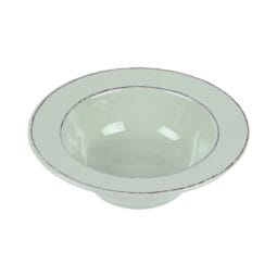 DB8T-H - Melamine Round Double Line Bowl - Hemlock