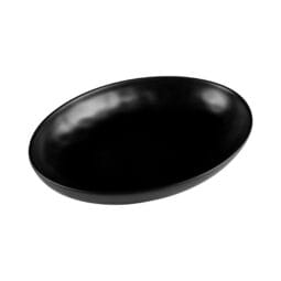 RT107OV-B - Melamine Deep Oval Plate - Black