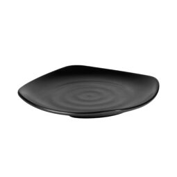 JW1098-B - Melamine Square Plate - Black