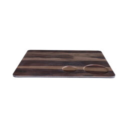 M12105RC-HW - Melamine Rectangular Serving Board - Hickory Wood