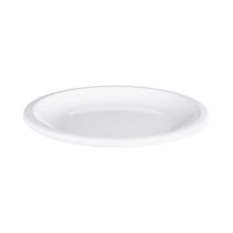 M10118R-W - Melamine Round Coupe Platter - White