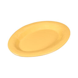 D912OV-MY - Melamine Oval Platter - Mustard Yellow