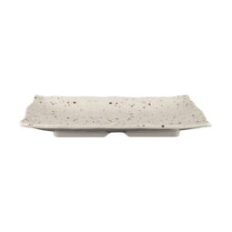D1281RC-CC - Melamine Rectangular Plate - Chocolate Chip