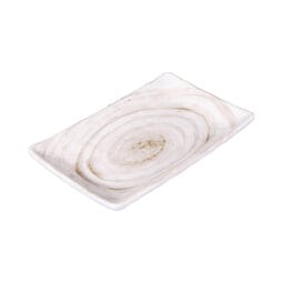 D851RC-TD - Melamine Rectangular Plate - Taupe Design