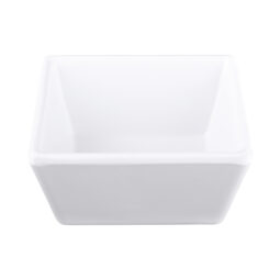 D4SQ-W - Melamine Square Ramekin - White