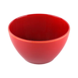 DGB625R-RG - Melamine Round Bowl - Red Glaze