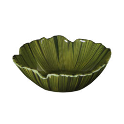 DB712PL-DG - Melamine Small Palm Leaf Bowl - Design Green