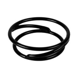 SSDR2-RC - Rubbercoated Steel Round Reversible Rubber Coated Steel Stand - Black