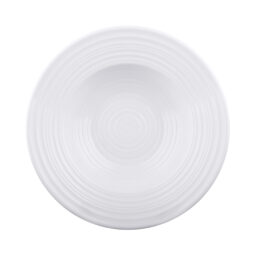 DS85PB-W - Melamine Swirl Pasta/Soup Bowl - White