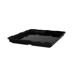 M1314-B - Melamine Rectangular Organic Tray - Black