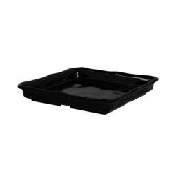 M1010-B - Melamine Square Organic Tray - Black