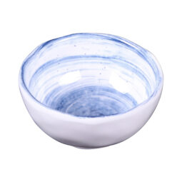 D31R-ND - Melamine Round Bowl - Navy Design