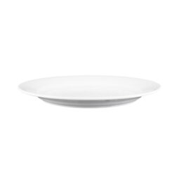 D897GG-W - Melamine Round Plate - White