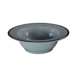 DB8M-CB - Melamine Round Crackle Bowl - Cameo Blue