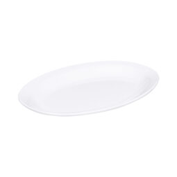 B106OV-W - Melamine Oval Plate - White